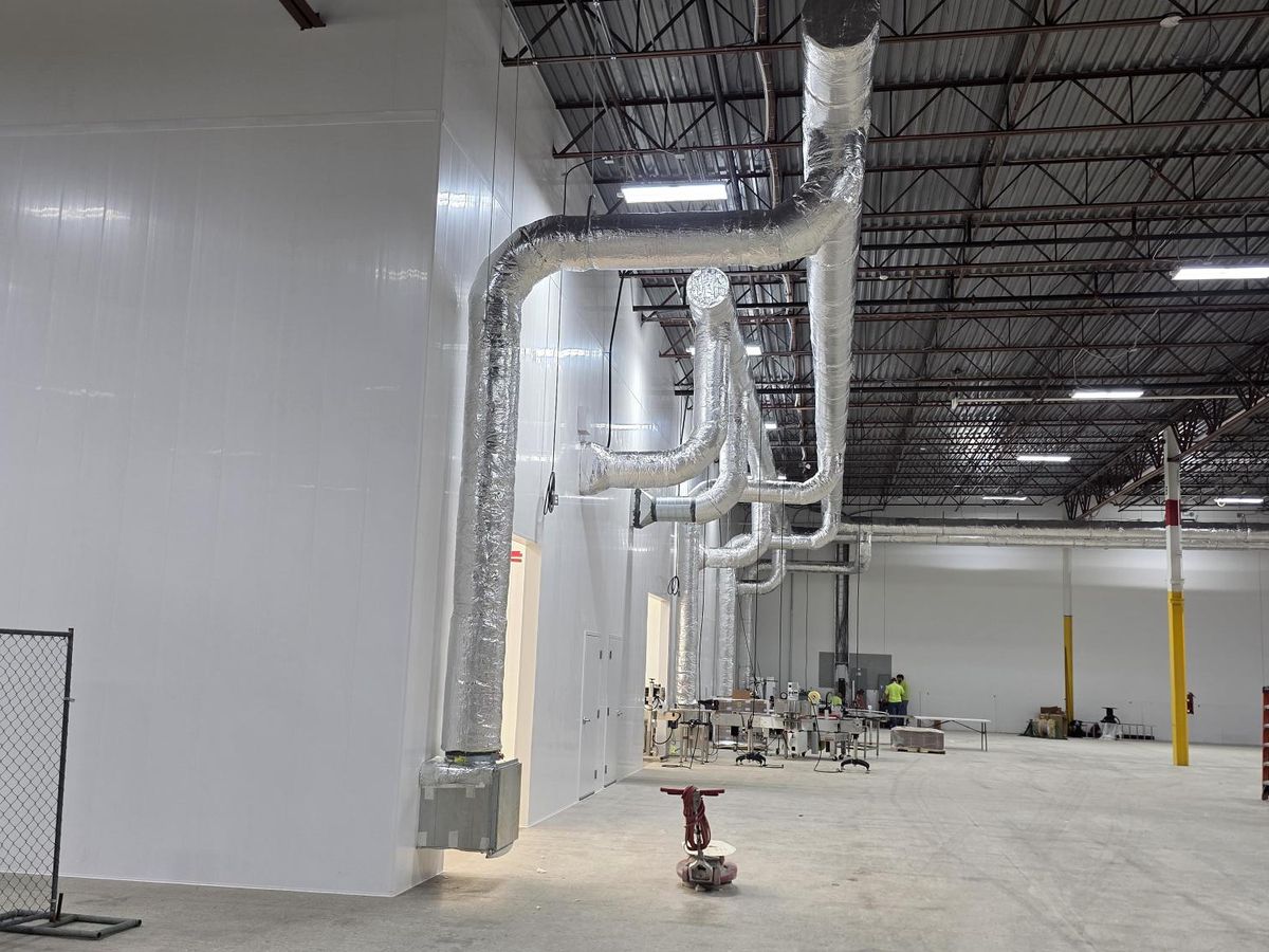 Food-grade warehouse build-out for Steuart Nutrition in Erlanger, Kentucky